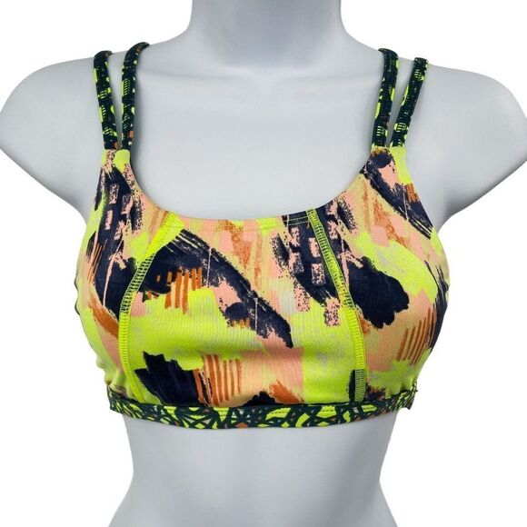 2/$30 REVOLVE Maaji Giver of Light Strappy Back Athletic Workout Sports Bra - Picture 7 of 9
